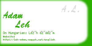 adam leh business card